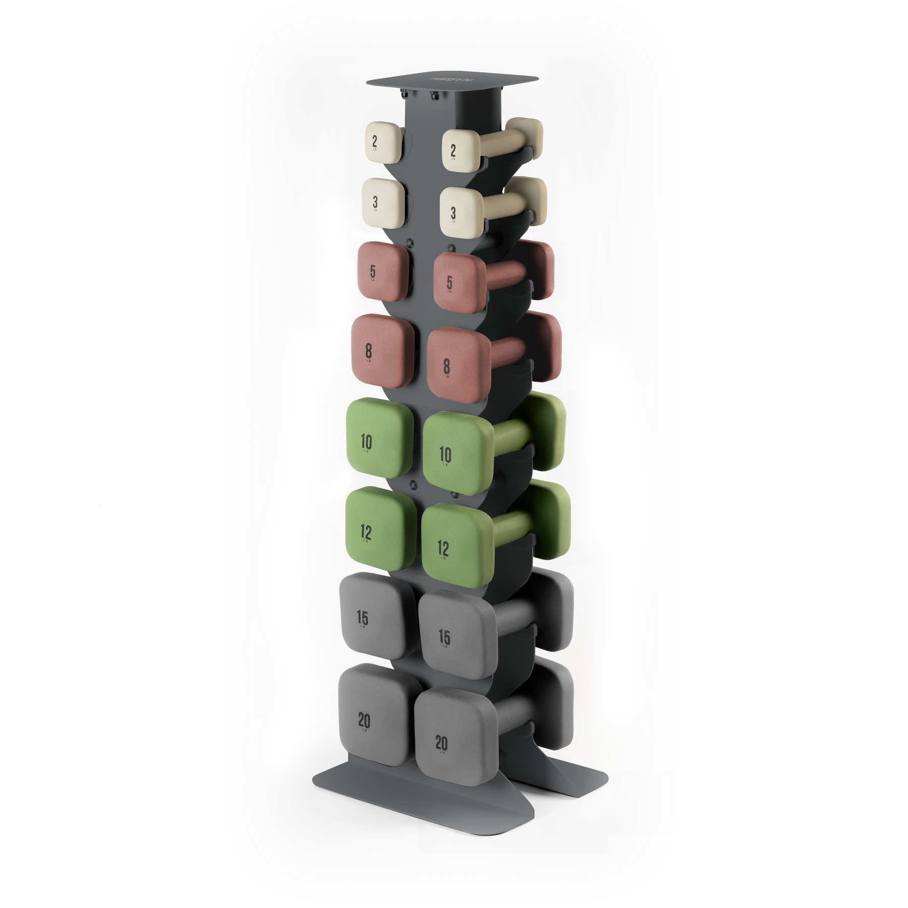 Dumbbell Set with Rack - Full Set
