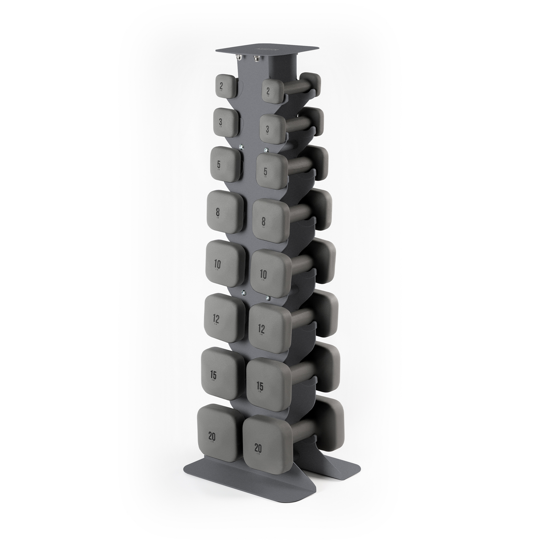 Dumbbell Set with Rack - Full Set