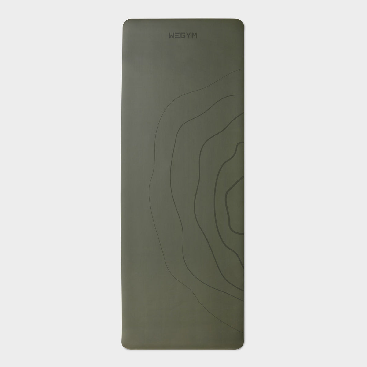 4mm Yoga Mat - Polyurethane (PU) - Olive Green