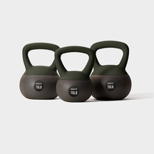 Soft Kettlebell Set - 10, 15, & 20 lbs