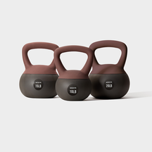 Soft Kettlebell Set - 10, 15, & 20 lbs