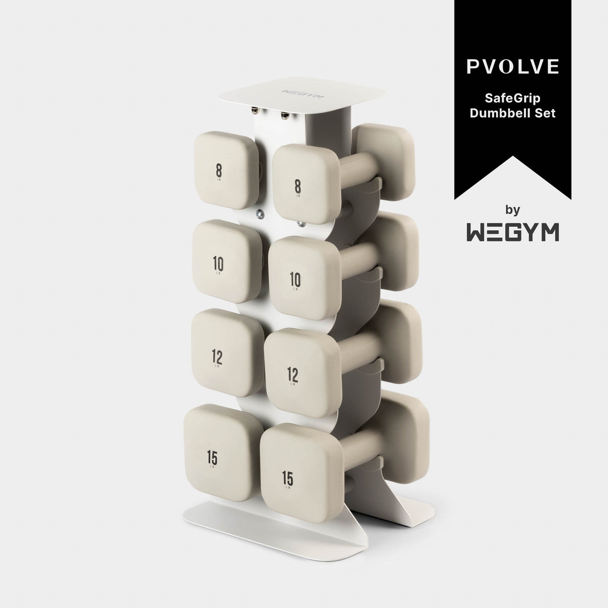 Dumbbell Set with Rack - Pvolve™ Bundle